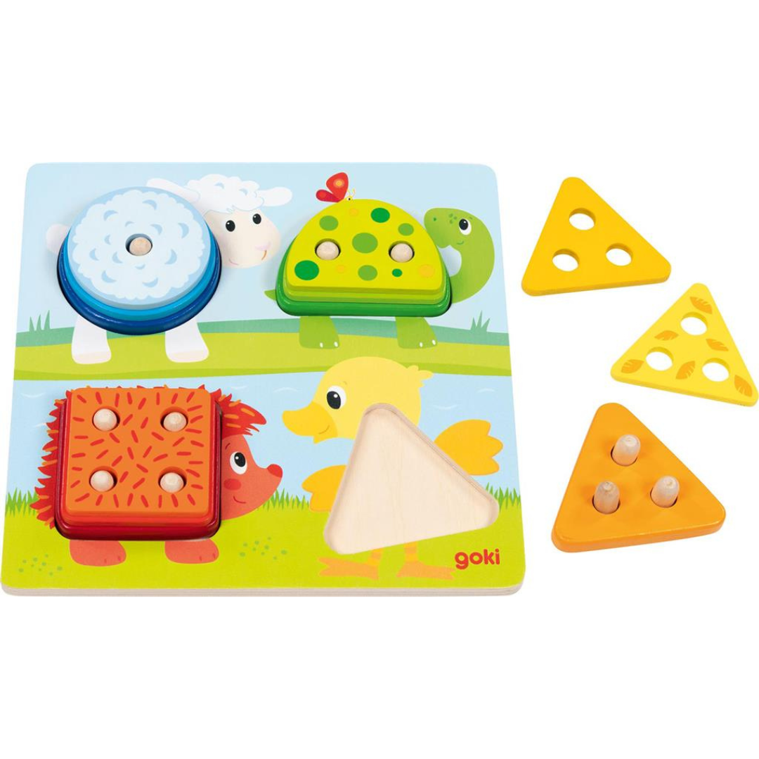 Sorting board animals