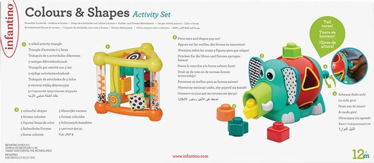 colours & shapes activity set