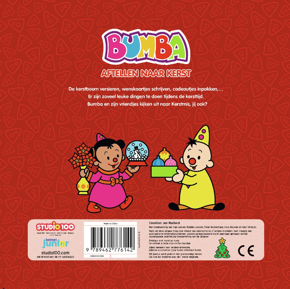 Boek Bumba: aftellen naar kerst