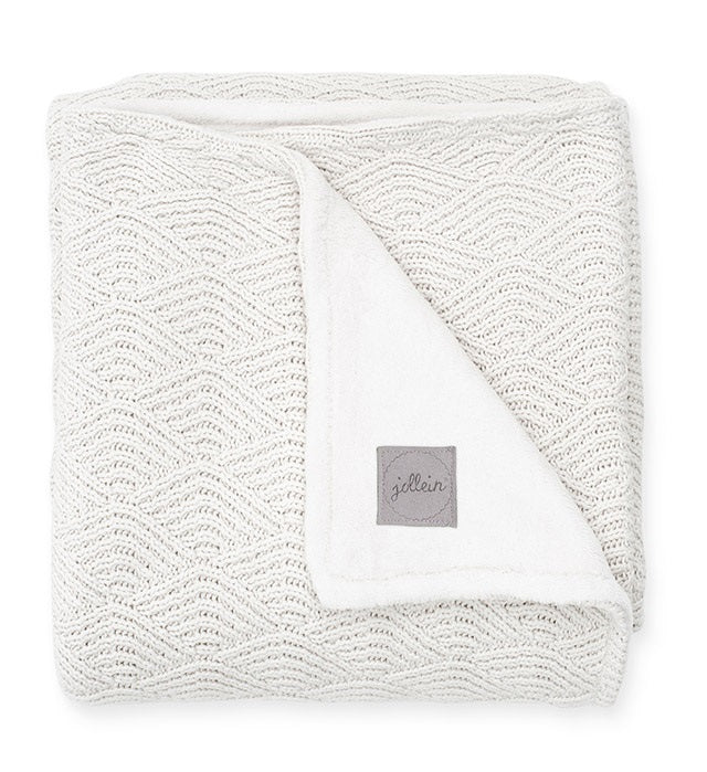 Deken River knit | Fleece (75x100cm)