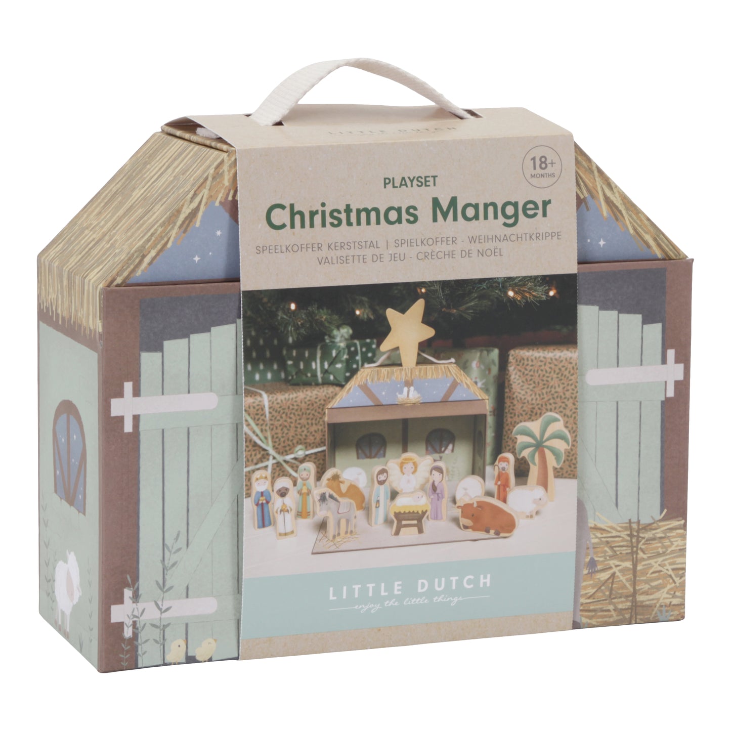 Speelkoffer Kerststal
