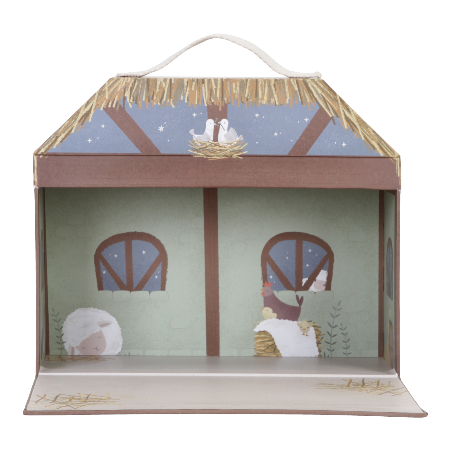 Speelkoffer Kerststal