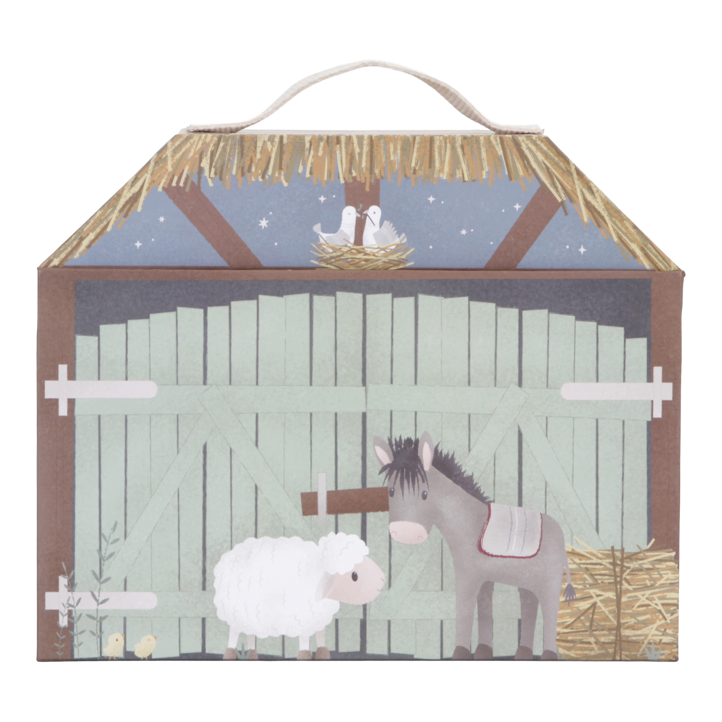 Speelkoffer Kerststal