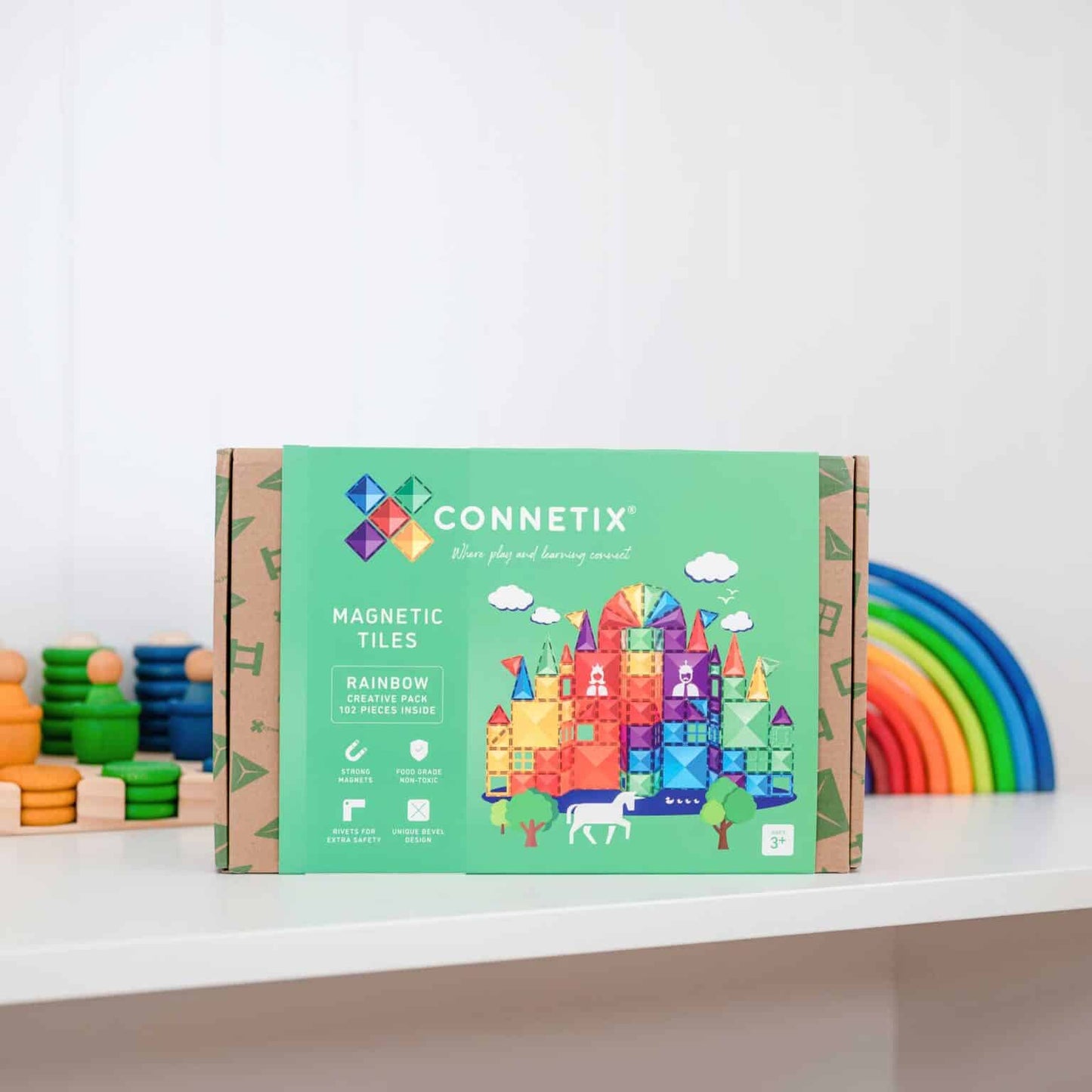 Connetix | Rainbow Creative Pack | 102 stuks