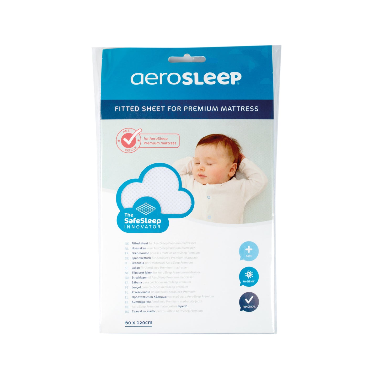 AeroSleep hoeslaken PREMIUM | 60x120cm