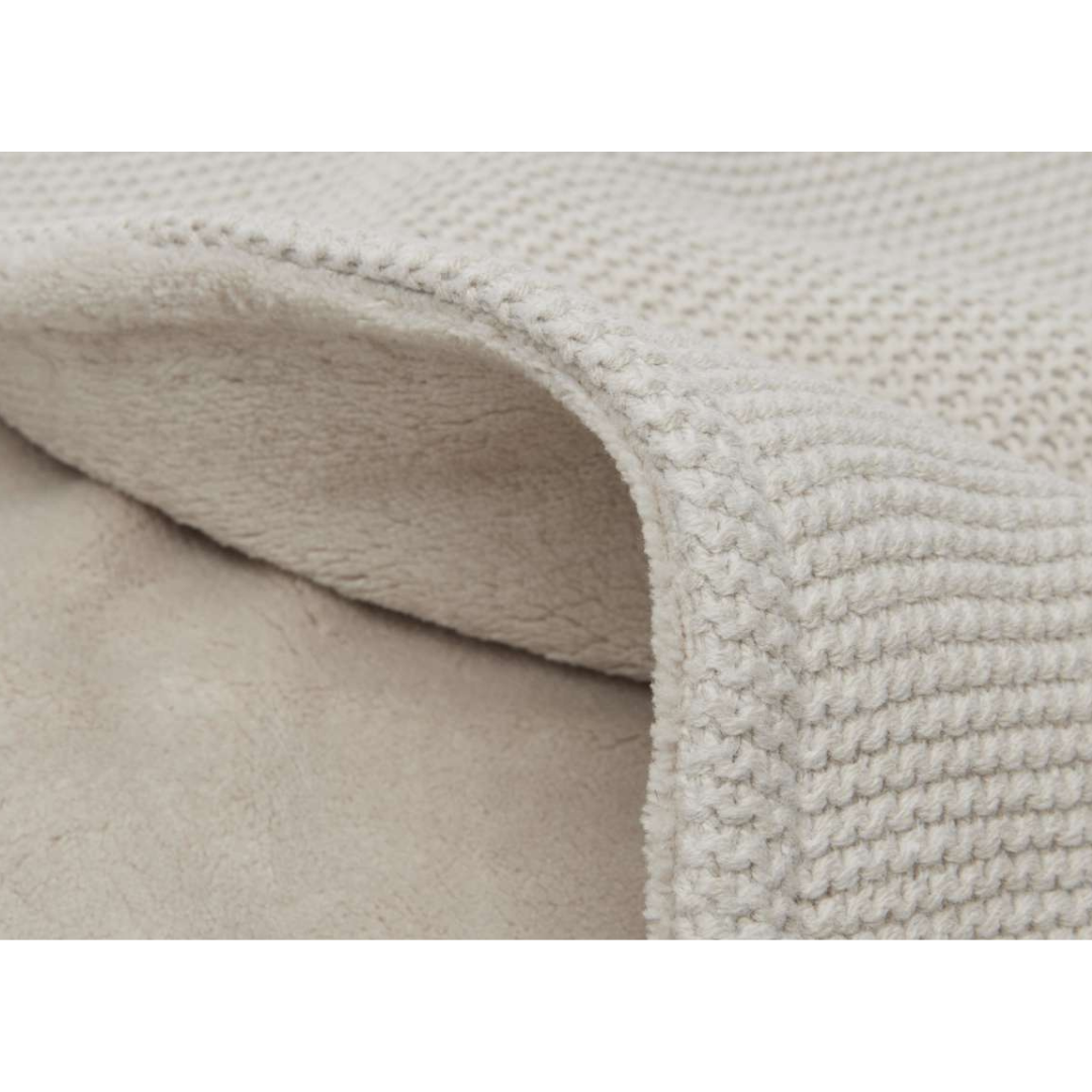 Deken Basic knit | Fleece (75x100cm)