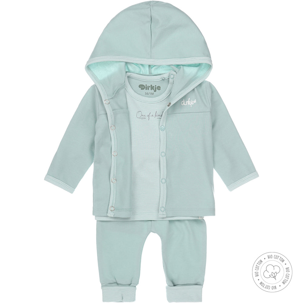 Babysuit | Unisex-setje muntgroen