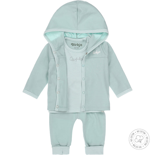 Babysuit | Unisex-setje muntgroen