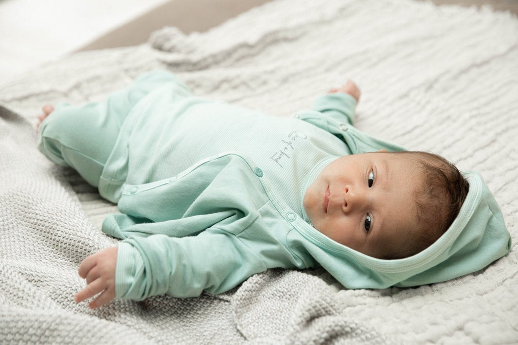 Babysuit | Unisex-setje muntgroen